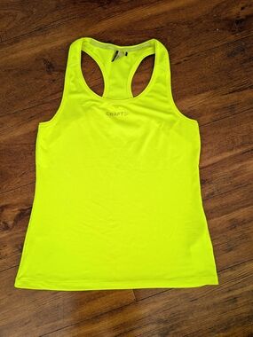 Craft Women's Neon Racerback Tank Never Worn